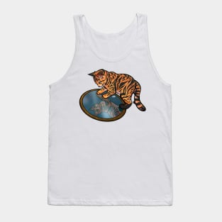 Tiger Tabby Mirror Tank Top